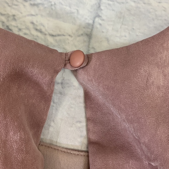 GILLI Mauve Pink dressy Tank Top. Size Small. Layered - Picture 7 of 10